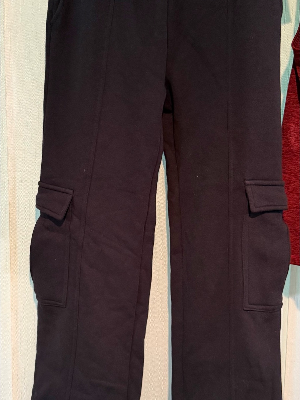 Forever 21 Black Cargo Jogger Pants